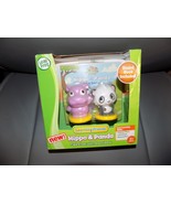 LEAP FROG LEARNING FRIENDS HIPPO &amp; PANDA FIGURE SET W/BOARD BOOK NEW - £13.77 GBP