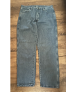 Wrangler Denim Jeans Mens 40 X 32 Light Blue Rugged Wear Cotton - $357.67 MXN