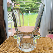 Steuben Art Glass Vase Scroll Ear Urn for Flowers Signed Art Deco Modern... - $148.45