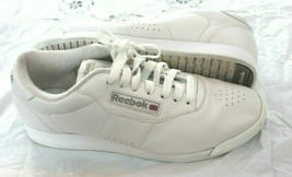 Reebok Classic Princess White Athletic Walking Shoes Sz US 9.5 eur 40.5 Sneakers - £19.78 GBP