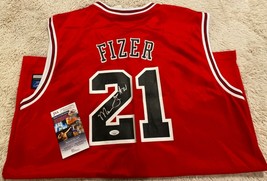 MARCUS FIZER Signed Autograph Chicago Bulls jersey COA JSA - $197.99