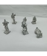 (6) Infantry Soldiers Metal Miniatures 1&quot;  - $27.26 CAD