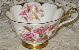 Royal Albert Bone China-Tea Cup ONLY-Pink Morning Glories w/ Gold-Englan... - $206.48 MXN