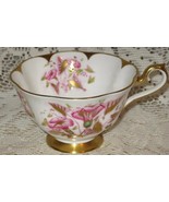 Royal Albert Bone China-Tea Cup ONLY-Pink Morning Glories w/ Gold-England -50's - $11.00