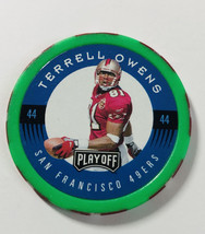 Terrell Owens San Francisco 49ers 1997 Playoff Chip Shots Green - £4.67 GBP