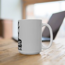 15oz &quot;I&#39;d Hike That&quot; Mountain Hiker Silhouette Mug White Ceramic - $21.63