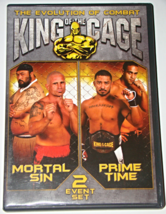 Dvd - KING OF THE CAGE - 2 EVENT SET - MORTAL SIN &amp; PRIME TIME (2 DISC) - $124.21 MXN