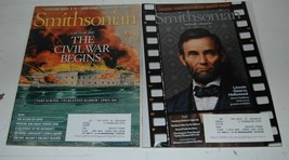 Lot of 2 Smithsonian Magazine 2012 2011 Civil War Abe Lincoln Fort Sumter 1861 - £13.36 GBP