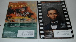 Lot of 2 Smithsonian Magazine 2012 2011 Civil War Abe Lincoln Fort Sumte... - $16.99