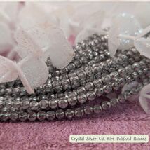 4mm Czech Fire Polished Bicone Beads | [COLOR] Cut | 50 Beads Strand | F... - $3.25+