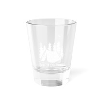 Personalized 15oz clear glass shot glass heavy base for stability thumb200