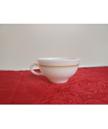 Replacement VTG Pyrex Corning Coffee Cup Milk Glass Copper Stripes Lines... - $3.95