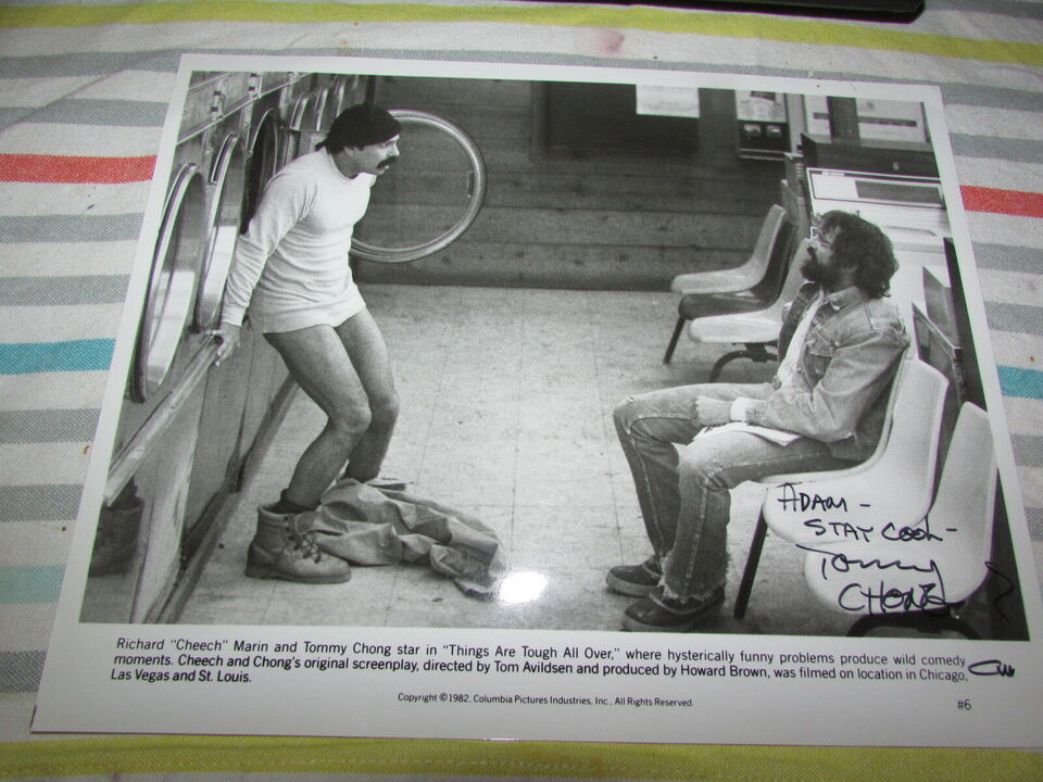 Primary image for Tommy Chong Actor Autograph - Cheech and Chong Movie Photo