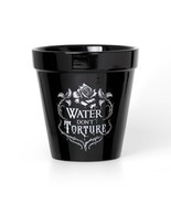 Alchemy Gothic GPP4 Water Don&#39;t Torture Plant Pot Kitchenware Ceramic In... - $396.10 MXN