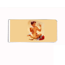 Metal Money Clip Cash Bills Credit Card Metal Holder Pin Up Girl D 14 - $11.83