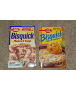 Lot of 2 Betty Crocker Cookbooks Bisquick Paperback - £8.24 GBP