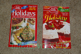 Lot of 2 Betty Crocker Cookbooks Holiday Paperback - $10.00