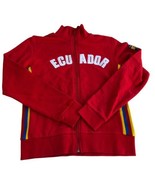 Ecuador Country London Track Jacket Womens Ladies Fleece Zipper Sweater ... - $21.23