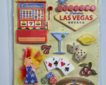 Happy Trails Las Vegas Casino Grand Adhesions 3D Scrapbooking Stickers - $9.89