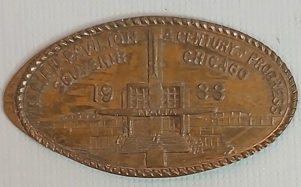 Italian Pavilion Souvenir Penny Chicago World&#39;s Fair 1933 - $13.99