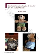Stuffed Animal Simple Skirts Pattern - Free  - Freebie