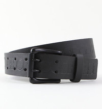 MENS GUYS DC SHOES DESCRIPT BLACK BELT DOUBLE PIN EMBOSSED NEW $55 - $431.54 MXN