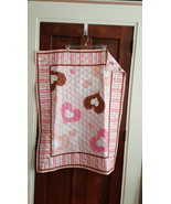 Pink Hearts Baby Blanket - No Border - £15.93 GBP