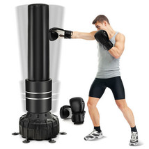 Freestanding Punching Bag 71 Inch Boxing Bag with 25 Suction Cups Gloves... - $280.49