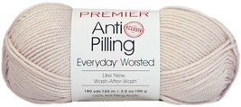 Premier Yarns Anti-Pilling Everyday Worsted Solid Yarn-Linen - £11.07 GBP