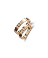 3mm Wedding Bands-Diamond Wedding Rings-His and Hers Rings-Minimalist Bands - $799.66 CAD+