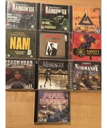 Vintage 90&#39;s 2000s Y2K Lot of 10 PC Computer Games, CD-ROM War Battle Wi... - $59.29 CAD