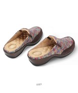 Hammacher Softwalk Egg Crate Cushion Slip On shoes Clogs MULTI COLOR 7.5-8 - $64.89 CAD