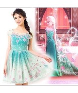 Disney Frozen Fever Elsa 3D Flower Dress by Secret Honey Japan - $11,318.79 MXN