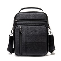 WESTAL Bag Men Leather Black Over The Shoulder Man Messenger Crossbody B... - £44.65 GBP