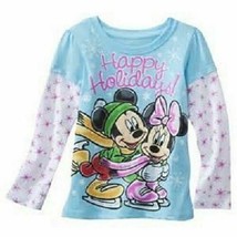 Disney Minnie Mouse Happy Holiday  toddler girls top Size 5T NWT (P) - £7.64 GBP