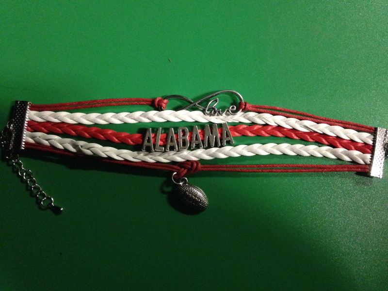Alabama Infinity Love Charm Bracelet - $5.00