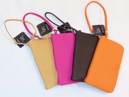 Buxton Wristlet ~ Ladies' Faux Leather Zip Wallet, Choice of 4 Colors  #ST695R67 - $10.95