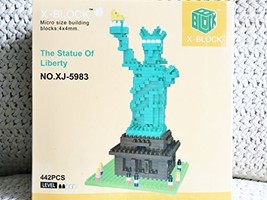 X-BLOCK Block &amp; Brick World Landmark Collection - USA New York The Statu... - £10.62 GBP