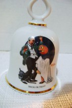 Danbury Mint Norman Rockwell Trick or Treat  Collectible Bell  - £9.43 GBP