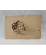 The Ullman MFG Co N Y Little Girl Sketch Postcard 6&quot; X 4&quot; - $19.80