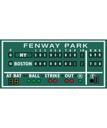 2.5&#39; X 5.5&#39; Green monster Boston decor, Fenway Park, Green Monster score... - £170.14 GBP