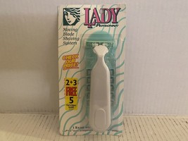 LADY Personna Moving Blade Shaving System 1 Razor w/ 5 MBC Cartridges (1995) ASR - $88.99