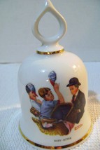 Vintage Danbury Mint Norman Rockwell Baby Sitter Collectible Bell - £9.38 GBP