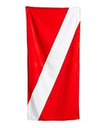 Diver Flag Velour Beach Towel - £21.03 GBP