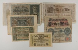1916-1923 Germany 4-Notes Currency Set Weimar Republic German Empire - £39.92 GBP