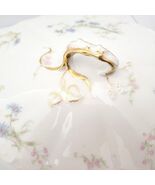 THEODORE HAVILAND Limoges Blue Pink Floral Covered Vegetable Bowl Gold L... - $65.51 CAD