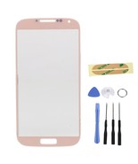 Pink Glass Screen replacement part &amp; Protector for Samsung Galaxy s4 GT-... - £15.61 GBP
