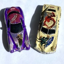 Marvel Johnny Lightning Spiderman 1999 2003 Pair Diecast Cars Playing Ma... - $14.95