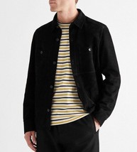 New Mens Suede Leather Jacket Designer Shirt Men Biker Real Leather Jacket 128 - £86.25 GBP+