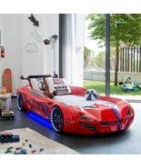 MVN1 FULLTIME Race Car Bed with LED Lights &amp; Sound FX - $2,357.20 CAD